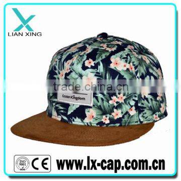 flower pattern custom snapback cap snap back hat                        
                                                                                Supplier's Choice