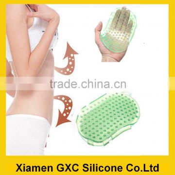 high quality flexible silicone massage gloves for body