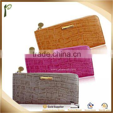 Popwide 2015 Ladies Hot Selling High Quality PU L- Wallet