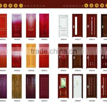 wood veneer door skin/melamine door skin with different panel