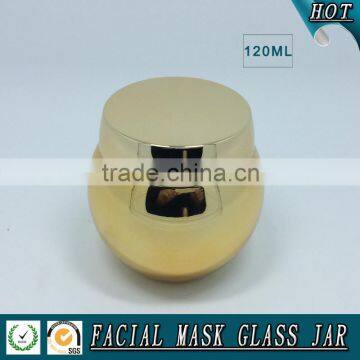 100ml Gold Plating Glass Cosmetics Jar