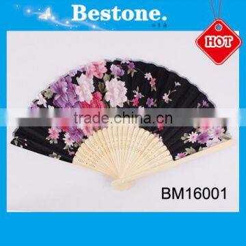 Custom printed folding spanish hand fan for wedding