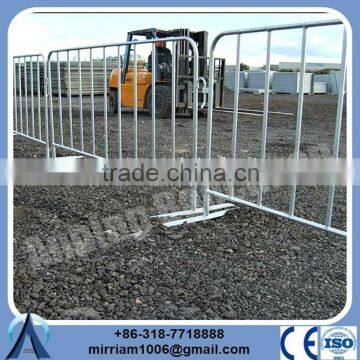 best service high quality reasonable price used hot dipped galvanized steel powder coated Crowed Control Barrier