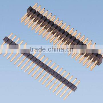 Pitch 0.8mm Single Row Pin Header 180 Degree H=1.4