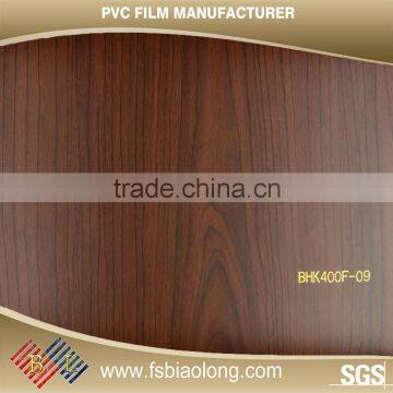 Factory Manufacture Customized pvc woodgrain film