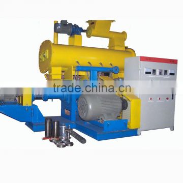 Dry way extruding pelletizier for fish meal pet feed