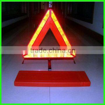 LED flashing light warning triangle tool