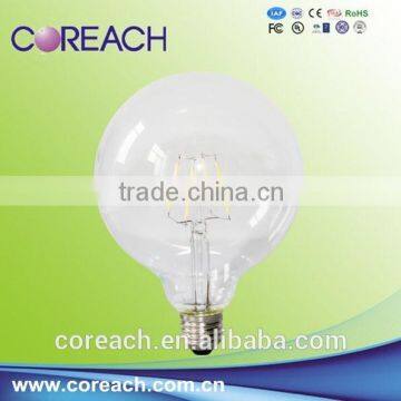 Hot selling 360 degrees design 110lm/w 6w e27 led filament bulb Home Led Lighting Coreach