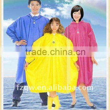 adult and kids pvc rain poncho raincoats