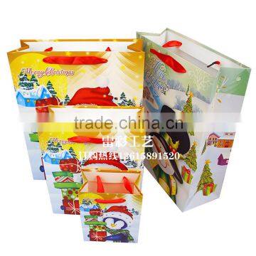 Direct factory machine made christmas gift paper bag                        
                                                Quality Choice