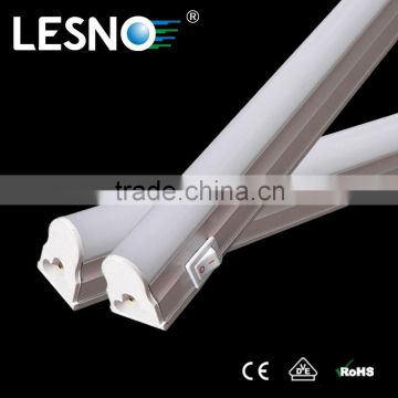 2016 new recommend t5 led fluorescent tube 1200mm led t5 tube with on-off switch on bracket