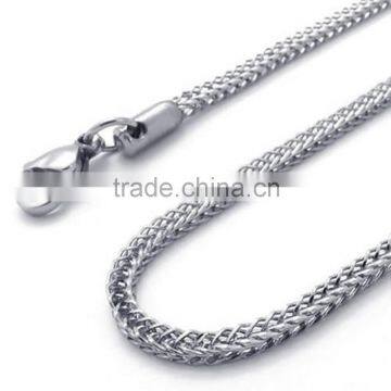 Jewelry Silver Stainless Steel Mens Chain 18-32" inch 3.2mm Necklace