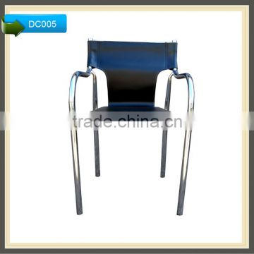 Dining Chair leather metal pu chair barcelona dining chair