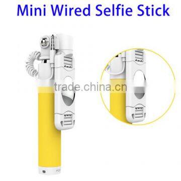 Wholesale Wired Selfie Stick, Mini Monopod Selfie Stick As Seen on TV