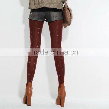 2013 lady winter fashion wool tights