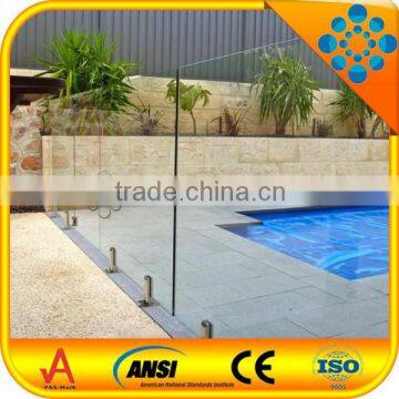 Frameless Tempered Glass Swimming Pool Railing/glass Fencing Panels