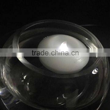 Battery Operated Real Wax White LED Water Floating Candle light/LED water activated wax candle light