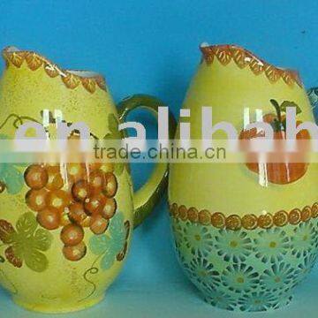 ceramic decorative pitcher