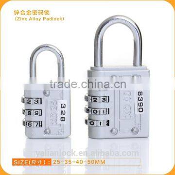 Anti-thief 4 Number Zinc Alloy Combination Padlock