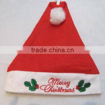 Wholesale Santa Clause Red White Non-Woven Christmas Xmas Hat