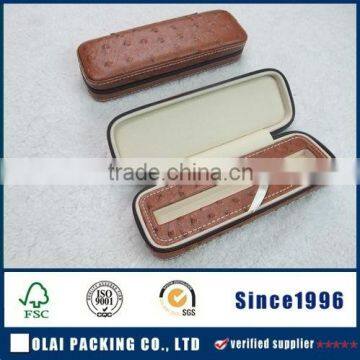 cheap good quality pu leather pen packaging boxes