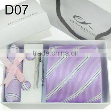 100% Polyester Fashion Wedding Tie Set