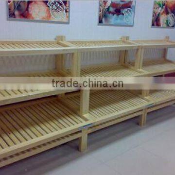 Wood design food display unit