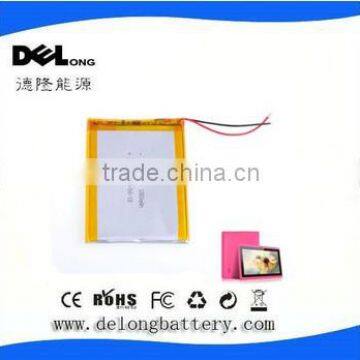 309254 3.7v 1800mAh lithium polymer battery lipo battery