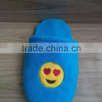 Plush Slipper Stuffed Slipper Plush Emoji Slipper/custom plush slippers/Factory direct sale hot selling plush emoji slipper