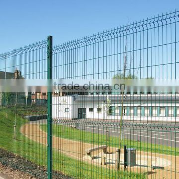 green vinyl coated welded wire mesh fence