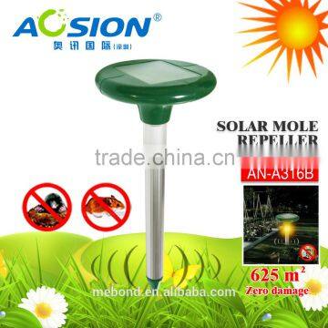 Solar garden lights to repel moles and groundhog