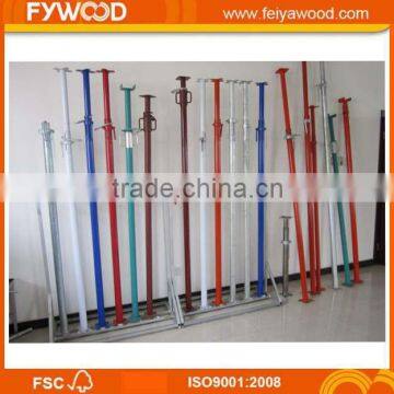 Steel pole support prop pole prop jack adjustable pole for construction support