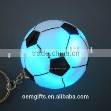 Hot Led soccer ball keychain