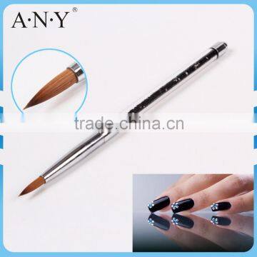 ANY Nail Art Crystal Extension Nails Building Glitter Handle Pure Kolinsky Nail Art Pen for Acrylic Nails