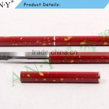 ANY 2016 Hot Sale Mental Handle Import High Quality Angled Hair Nail Art Brush Gel Pure Color photo-3
