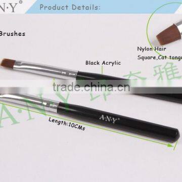 ANY Nail Art School Using Black Acrylic Handle Mini UV Gel Brush Cheap Price photo-2