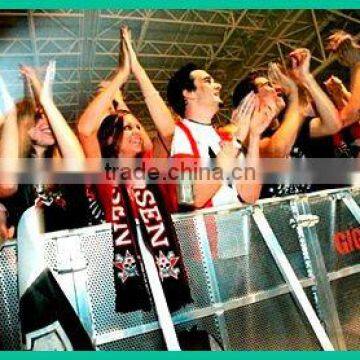 RP Aluminum stage crowd control barricade with ramp