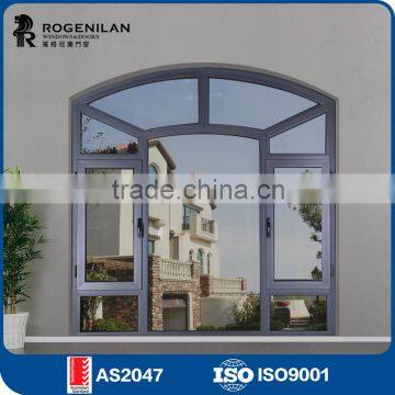 Rogenilan 108 series super quality aluminum hinged window for wholesales