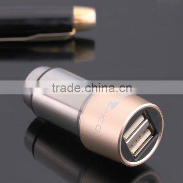 Double Speed Fast Charge Output DC 5V 2.4A Universal Portable Dual Port Micro USB Car Charger For OEM Factory Wholesale