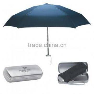 37" Arc Telescopic Folding Travel Umbrella With Eva Case