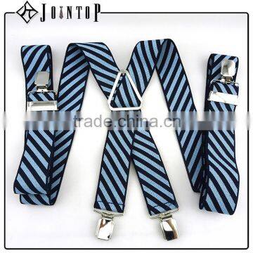 Top quality wholesale fashion design blue boy shoulder suspender