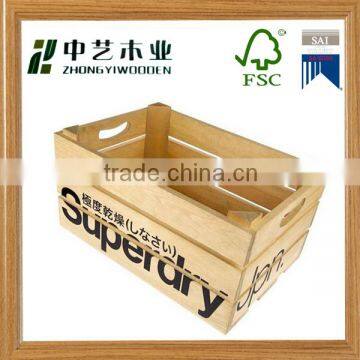 Wholesale New Desig Cheap Decorative Wood Carved Wooden Wine Crate Quality Choice