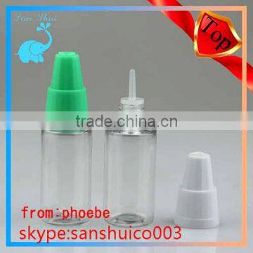 Pet Plastic Bottle 10ml for e Liquid Bottle 10ml 15ml With White Child Proof and Tamper Proof Cap photo-2
