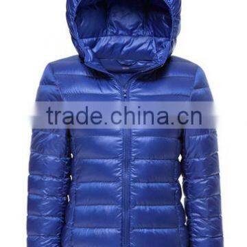 Top Quality Warmer Ultra Light Winter Jacket Foldable Down Jacket Ladies