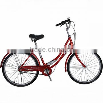 Factory price best selling 6 speed 26" city bike / city bicycle