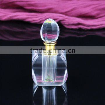 new design 3ml crystal perfume bottle K9 crystal wholesale crystal bottle