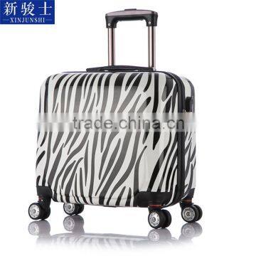 PC Kids Fancy Lightweight Spinner Luggage Travel Case Trolley Hard Case With Zebra Printing photo-2
