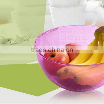 Round Plastic Serving Bowl, Party Snack / Salad Bowl