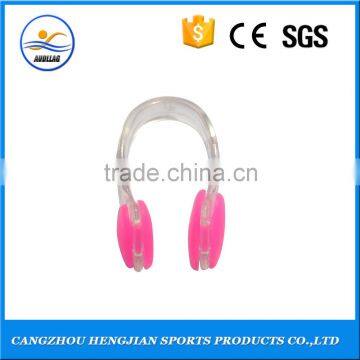 Silicone material ear plugs and nose clips for swimming