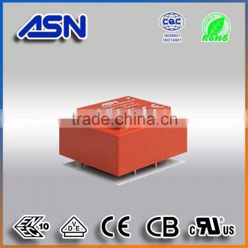 VDE CE CB UL CUL ROHS approved 0.5VA -3.0VA encapsulated transformer EI 30*5 series EI30/5